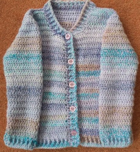 CD. Crocheted cardigan 2.